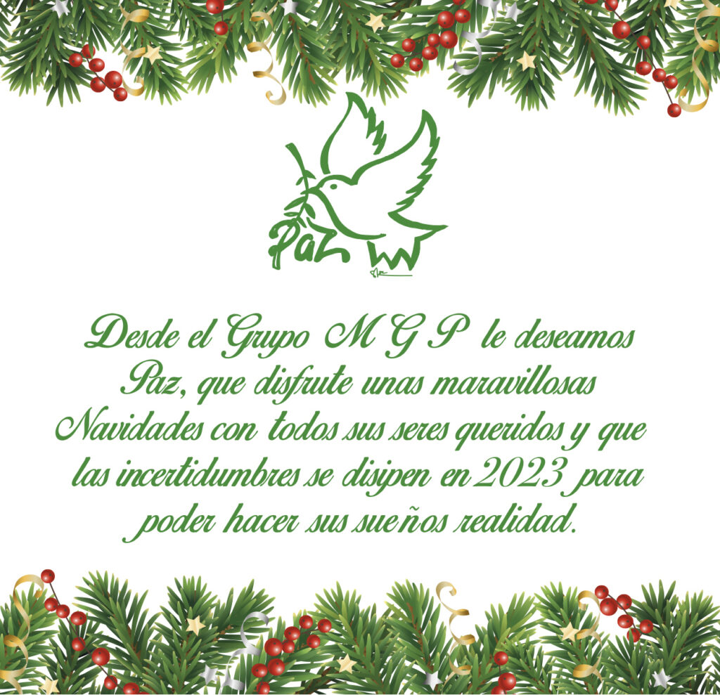 Grupo MGP les desea Felices Fiestas